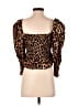 Zara Brown 3/4 Sleeve Blouse Size M - photo 2