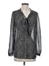 Max Studio Gray Long Sleeve Blouse Size S - photo 1