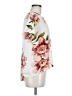 Unbranded 100% Polyester Floral Ivory Short Sleeve Blouse Size M - photo 4