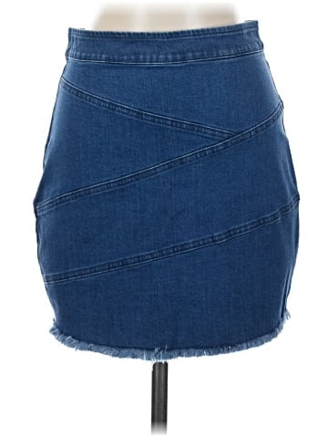 BCBGeneration Denim Skirt (view 1)