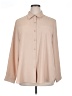 Alex Marie 100% Polyester Solid Tan Long Sleeve Blouse Size XL - photo 1