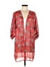 Wallflower 100% Polyester Red Kimono Size M - photo 1