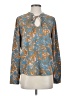 PrAna 100% Recycled Polyester Blue Long Sleeve Blouse Size S - photo 1