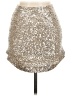 Lin33sunny Metallic Silver Formal Skirt Size M - photo 2