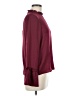 Topshop 100% Polyester Burgundy Long Sleeve Blouse Size 6 - photo 4
