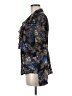 Coldwater Creek 100% Polyester Blue Long Sleeve Blouse Size M - photo 5