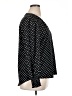 1.State 100% Polyester Polka Dots Black Long Sleeve Blouse Size XL - photo 4