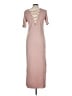 Assorted Brands Pink Casual Dress Size L - photo 2