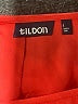 Tildon 100% Polyester Solid Orange Casual Dress Size S - photo 7