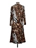 Unbranded Animal Print Brown Casual Dress Size S (estimated) - photo 2