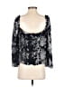 Cinq à Sept 100% Silk Black Blue Blouse Size S - photo 2