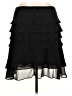 JS Collections Solid Black Formal Skirt Size 16 - photo 2