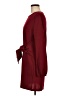Unbranded Solid Burgundy Casual Dress Size M - photo 5