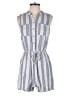 Kelly Renee Stripes Blue Romper Size S - photo 1