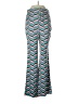 Zara Chevron-herringbone Teal Casual Pants Size S - photo 1