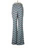Zara Chevron-herringbone Teal Casual Pants Size S - photo 2