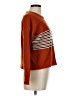 Trendy Threads Color Block Orange Pullover Sweater Size M - photo 4
