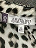 Jennifer Lopez 100% Polyester Animal Print Silver Sleeveless Blouse Size XL - photo 7