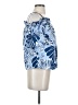 Natori Blue 3/4 Sleeve Blouse Size S - photo 4