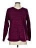 St. John's Bay 100% Polyester Purple Pullover Sweater Size L (petite) - photo 1