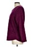 St. John's Bay 100% Polyester Purple Pullover Sweater Size L (petite) - photo 5