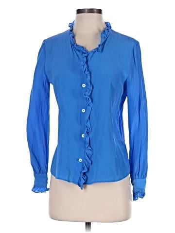 Boden Long Sleeve Silk Top (view 1)