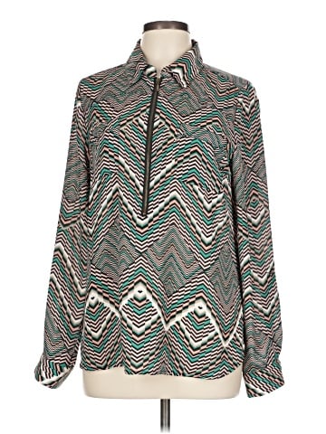 My Michelle Long Sleeve Blouse (view 1)
