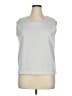 Bob Mackie Silver Sleeveless T-Shirt Size XL - photo 1