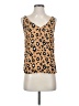 Thakoon 100% Recycled Polyester Tan Sleeveless Top Size 2 - photo 1