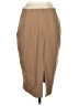 Express Solid Tan Formal Skirt Size 4 - photo 2
