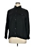 Chico's Solid Black 3/4 Sleeve Button-Down Shirt Size XL - photo 1