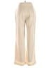 Basix 100% Polyester Ivory Casual Pants Size 10 - photo 2