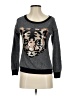 Miss Chievous Gray Long Sleeve Top Size XS - photo 1