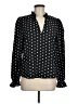 Shein 100% Polyester Polka Dots Black Long Sleeve Blouse Size M - photo 1