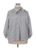 Max Studio Checkered-gingham Black Gray 3/4 Sleeve Blouse Size 3X - photo 1