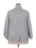 Max Studio Checkered-gingham Black Gray 3/4 Sleeve Blouse Size 3X - photo 2