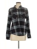 Universal Thread Plaid Black Long Sleeve Button-Down Shirt Size M - photo 1