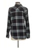 Universal Thread Plaid Black Long Sleeve Button-Down Shirt Size M - photo 2