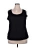 Notations Black Sleeveless T-Shirt Size 2X - photo 1