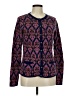 Lands' End Paisley Purple Cardigan Size 6 - 8 - photo 1