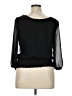 Cato 100% Polyester Black 3/4 Sleeve Blouse Size XL - photo 2