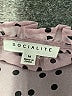 Socialite 100% Polyester Polka Dots Purple Casual Dress Size M - photo 7