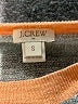 J.Crew Factory Store Color Block Orange Pullover Sweater Size S - photo 7