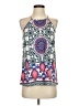 Renee C. 100% Polyester Blue Sleeveless Blouse Size XS - photo 1