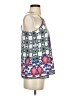 Renee C. 100% Polyester Blue Sleeveless Blouse Size XS - photo 4
