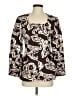 Teri Jon by Rickie Freeman 100% Cotton Brown Blazer Size 4 - photo 1