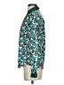 The Limited 100% Polyester Paisley Teal Long Sleeve Blouse Size XS - photo 5