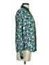 The Limited 100% Polyester Paisley Teal Long Sleeve Blouse Size XS - photo 4