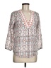 Ivanka Trump 100% Polyester Silver Pink 3/4 Sleeve Blouse Size M (estimated) - photo 1