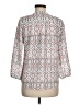 Ivanka Trump 100% Polyester Silver Pink 3/4 Sleeve Blouse Size M (estimated) - photo 2